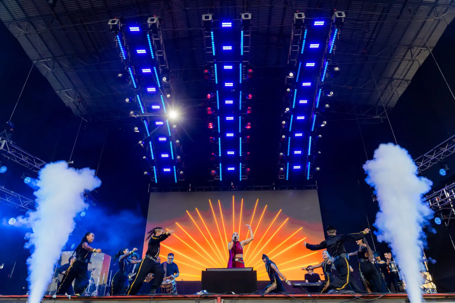 Soledad Pastorutti performs at Lollapalooza Argentina