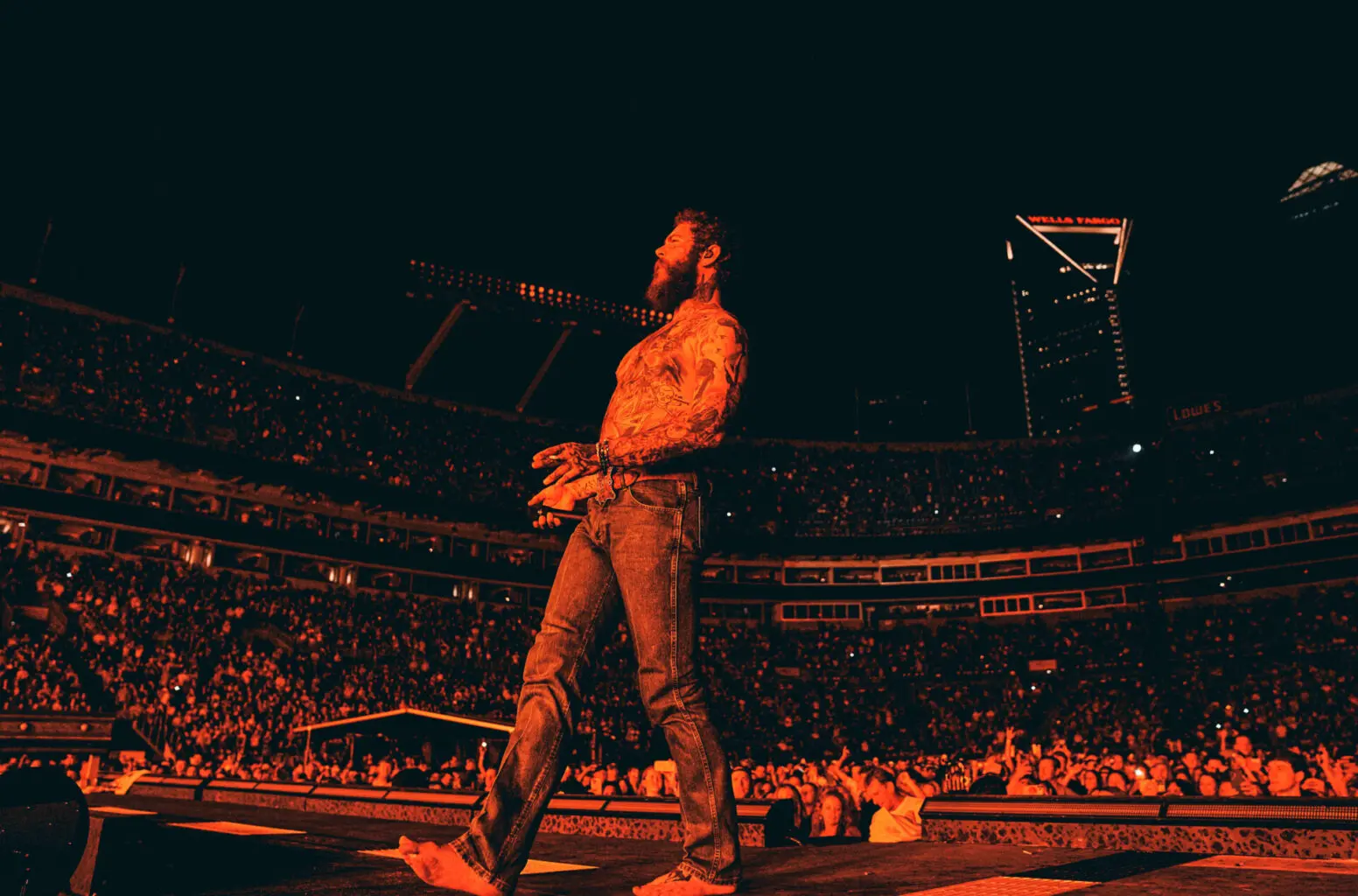 Post Malone at Bank of America Stadium | Adam DeGross