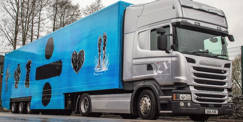 KB Event Ed Sheeran truck