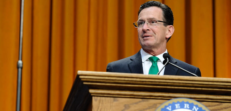 Dan Malloy, Connecticut governor inauguration