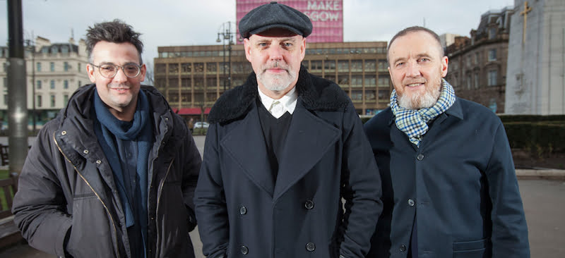 L–R: SWG3's Andrew Fleming-Brown, King Tut's' Geoff Ellis and Sub Club's Mike Grieve