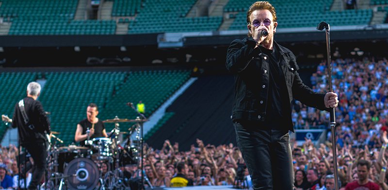 U2 played Twickenham last year