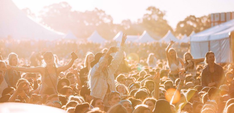 Fans at Groovin the Moo 2017