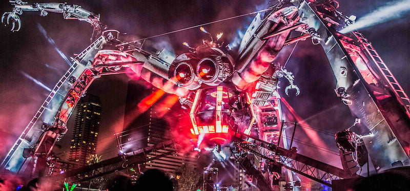 Arcadia's Spider installation