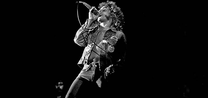 Roger Daltrey performs with the Who in Hamburg, 1972