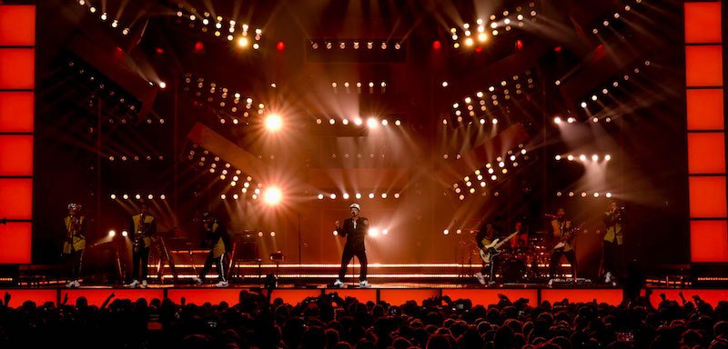 Tait provided full stage production for Bruno Mars’ 24K Magic world tour