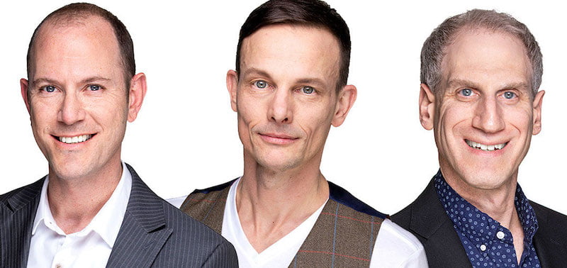 L–R: Jason Black, Steve Machin, Mark Weiss
