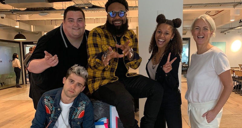 Blanco Brown, whose song ‘The Git Up’ was popularised on TikTok, visited the company's London office in October