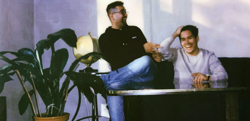 Five Vectors co-founders Wasae Imran (left) and Andres Lauer