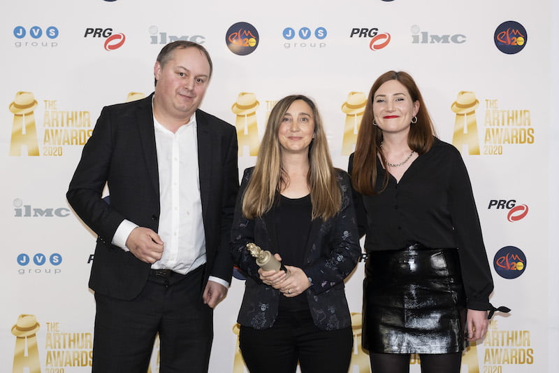 Steve Zapp, Kelly Chappel (Promoter's Promoter award) and Olivia Sime last night