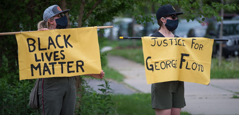 George Floyd protestors: Protests against police violence in Minneapolis