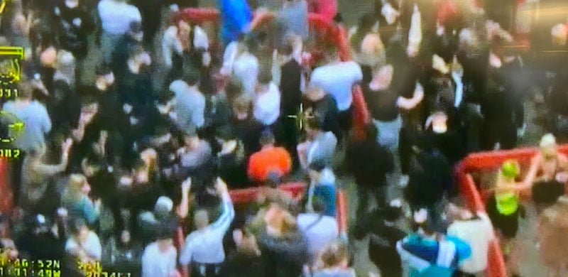 A music event in Leeds was closed down for breaching social distancing regulations
