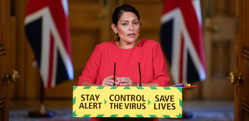 UK home secretary Priti Patel