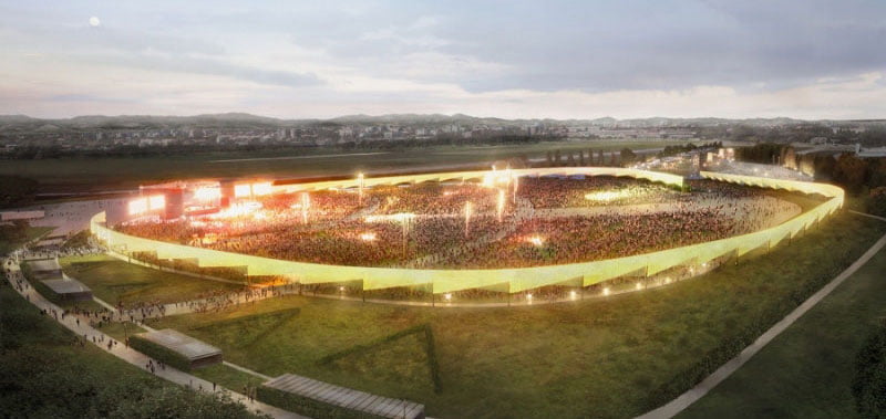 RCF Arena is located just outside Reggio Emilia city