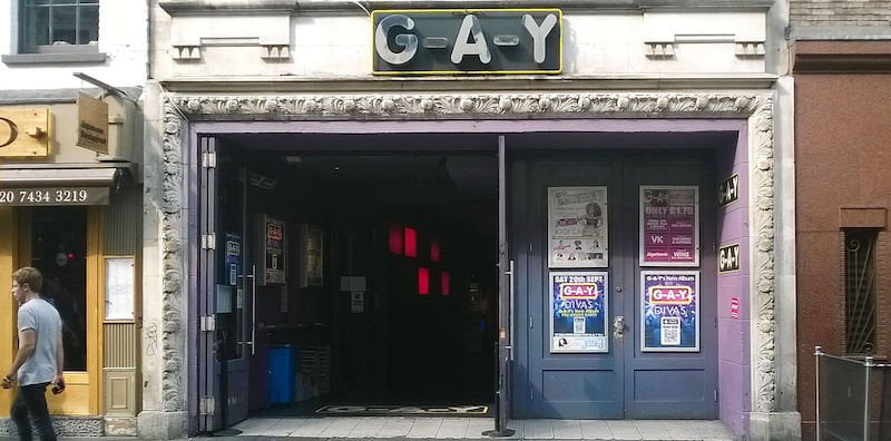 London nightclub G-A-Y
