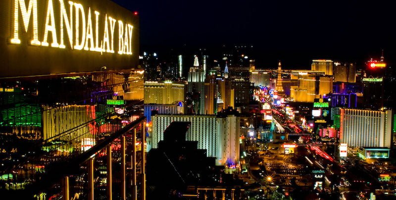 Las Vegas’s Strip as seen from the Mandalay Bay