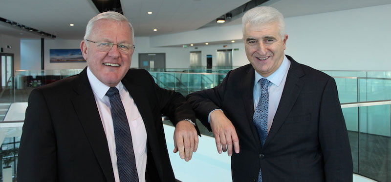 Bob Prattey (left) with ACC Liverpool chair Max Steinberg