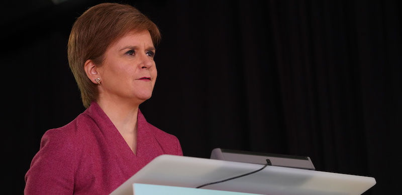 Scottish first minister Nicola Sturgeon