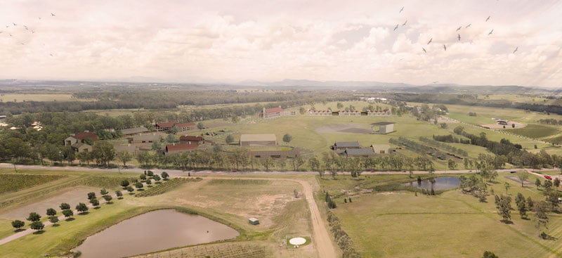 The site of the Cedar Mill Hunter Valley amphitheatre