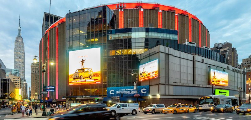 New York City’s 20,000-cap Madison Square Garden