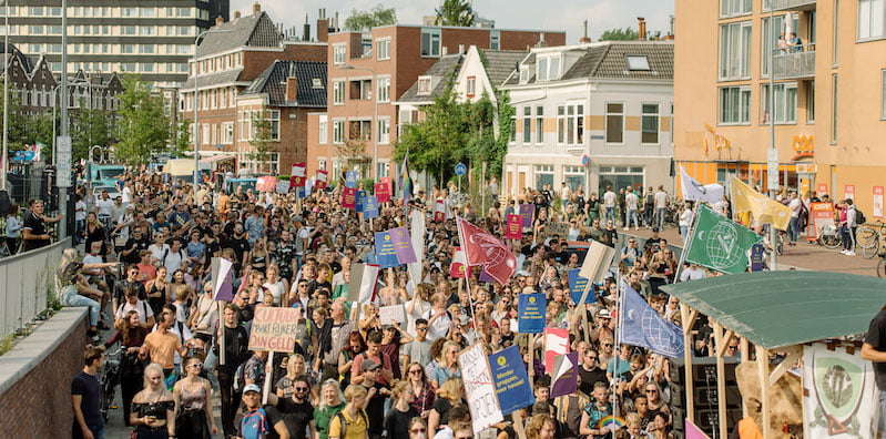 The Unmute Us demonstration in Groningen