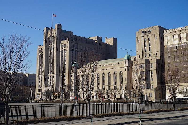 The Masonic Temple in Detroit