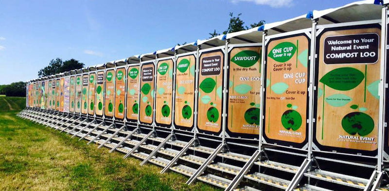 Natural Event's composting toilets