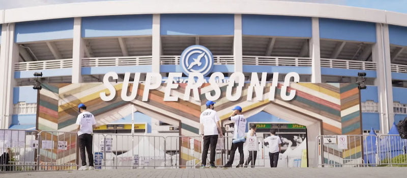 Supersonic took place at Zozomarine Stadium, Tokyo