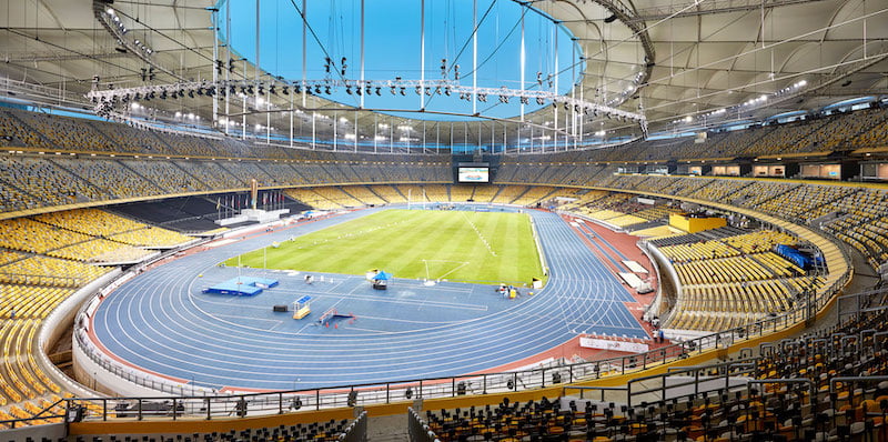 Malaysia National Stadium in Kuala Lampur Sports City