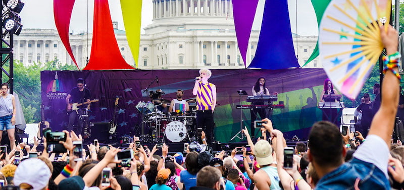 Troye Sivan at Capital Pride in Washington DC