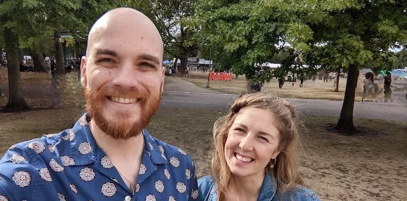 Jon Chapple and his wife Nikki Gardham
