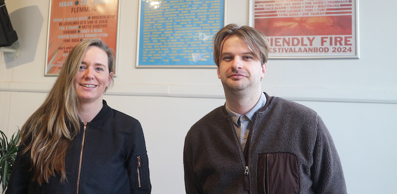Friendly Fire's Lauri van Ommen and Age Versluis