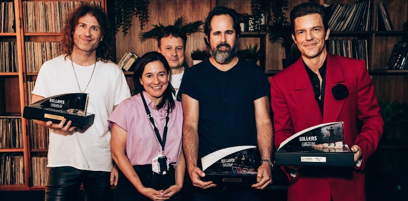 The Killers and AEG Europe's Emma Bownes
