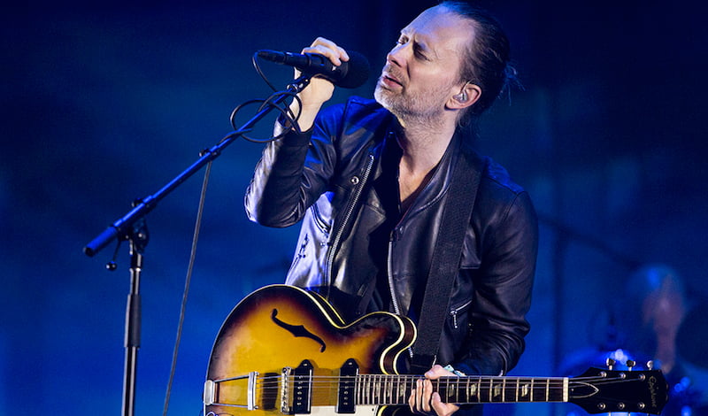 Radiohead's Thom Yorke performs at Primavera Sound on 3 June