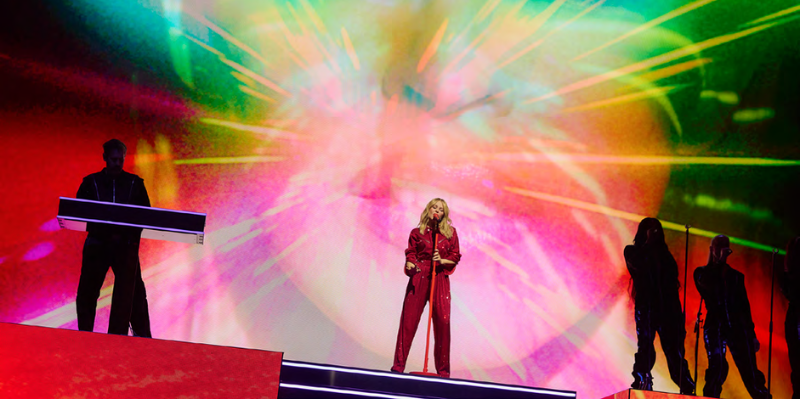 Kylie Minogue in her native Australia