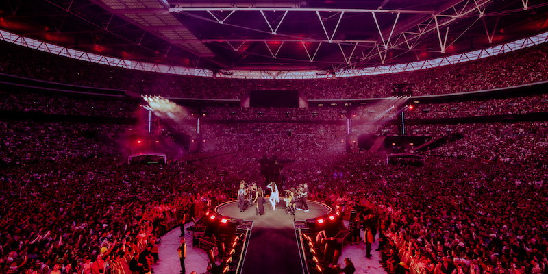Dua Lipa at Wembley Stadium