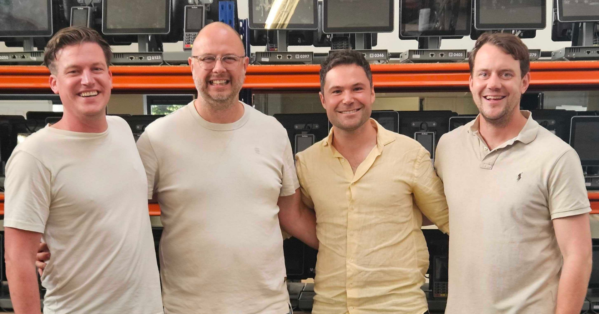 Chris de Jong, Stefan Wellerdieck, Joost Aanen & Lauren-Jan van Doorn