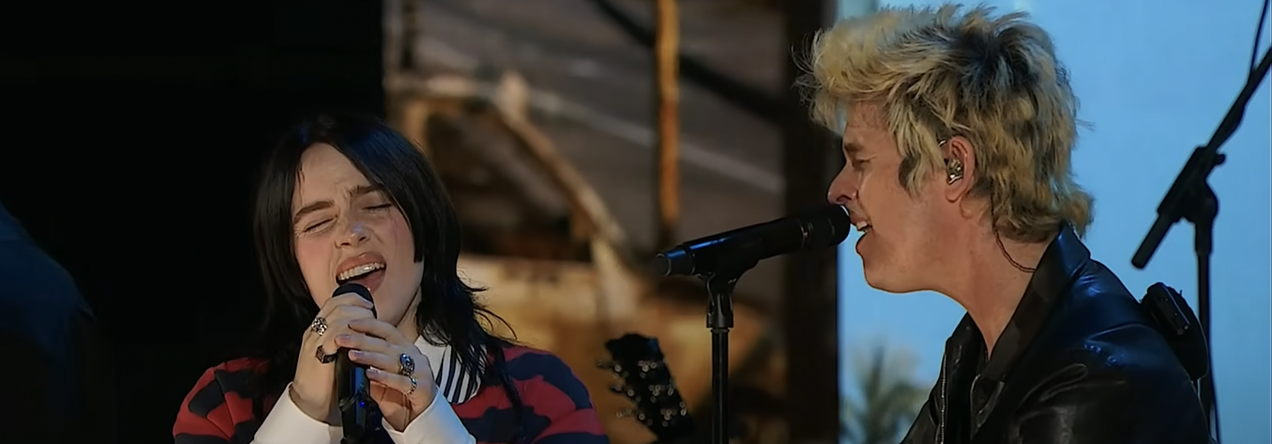 Billie Eilish and Billie Joe Armstrong perform at FireAid