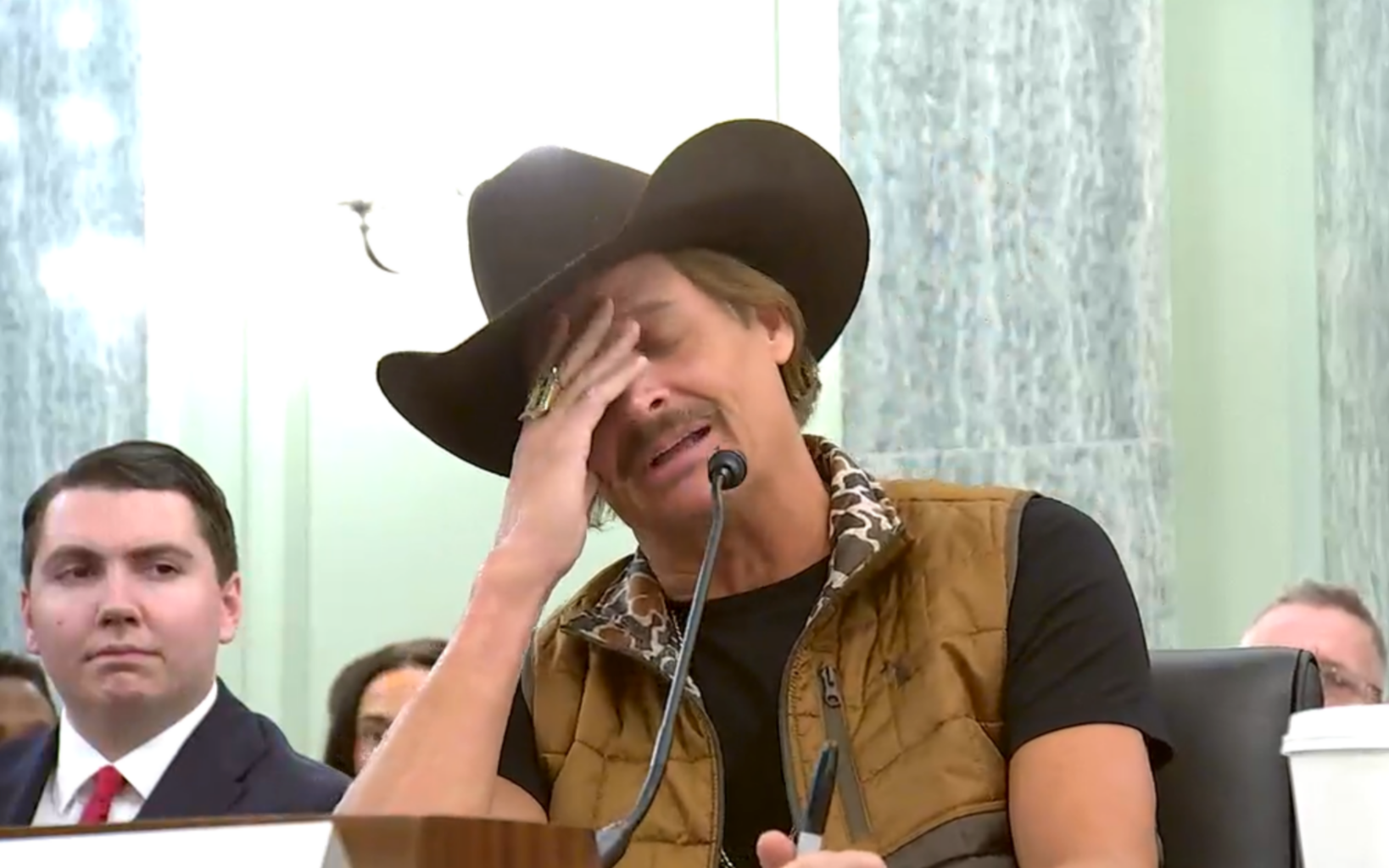 Kid Rock at the Senate hearing