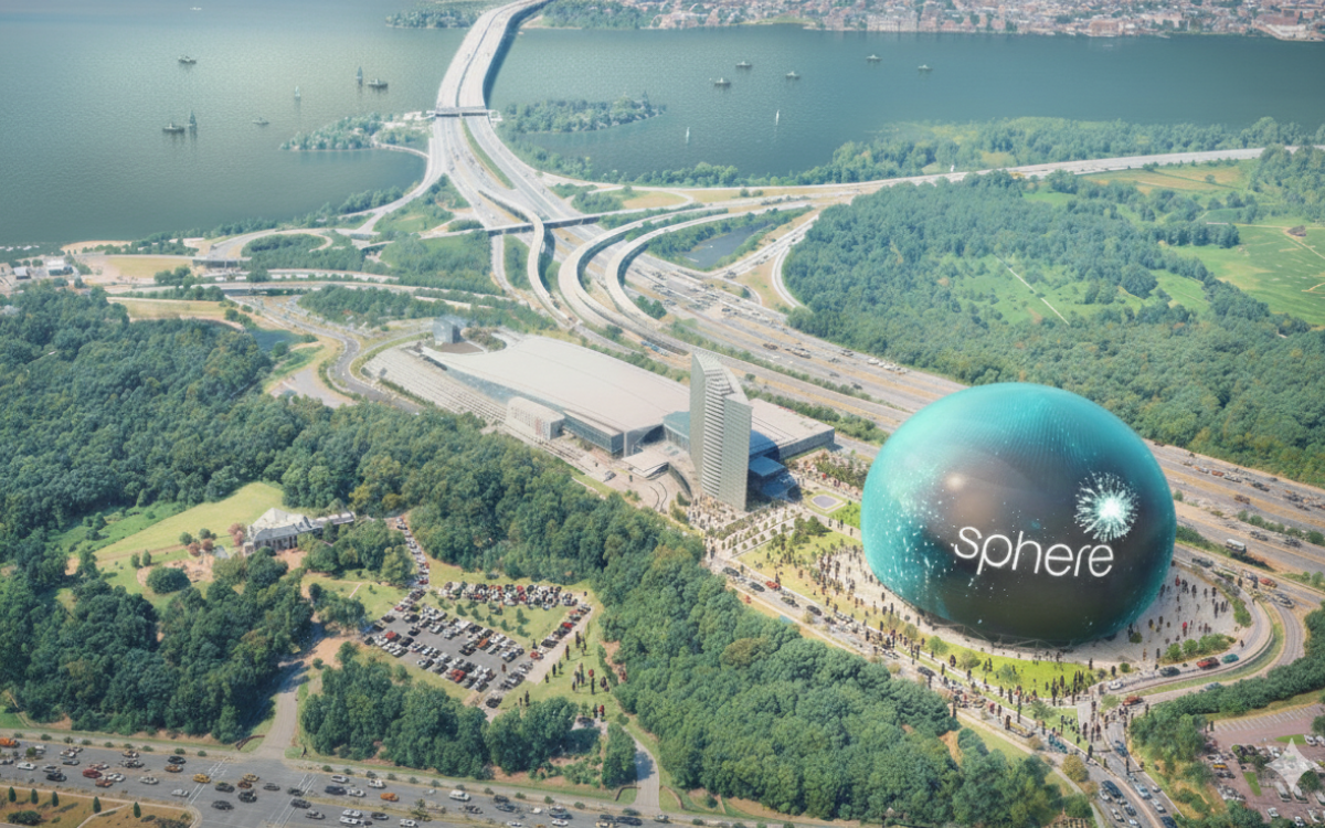 Sphere in D.C. rendering