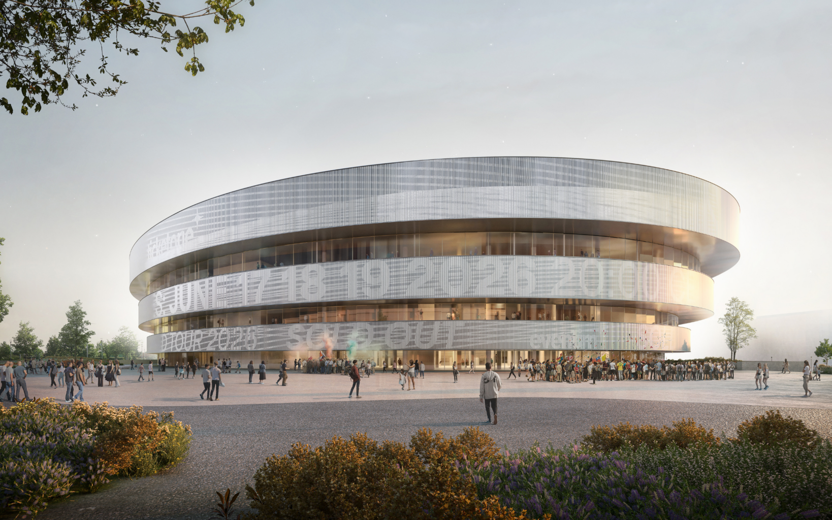 A rendering of CTS Eventim's arena in Milan