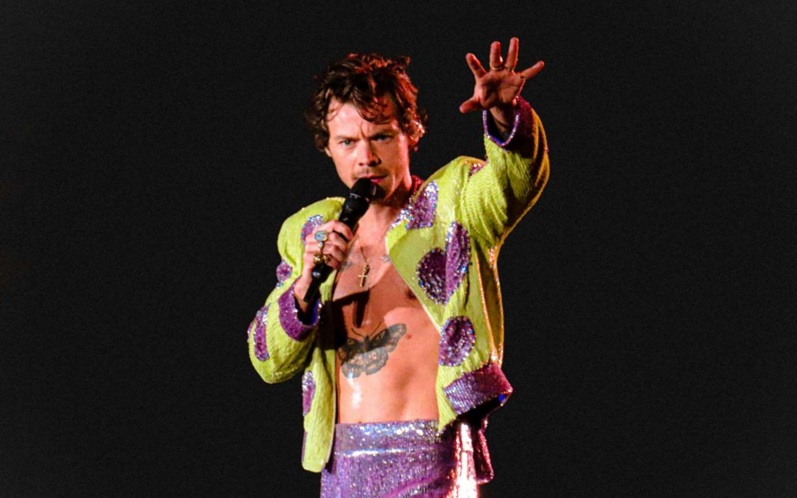 Harry Styles at Brazil's Farmasi Arena during Love On Tour