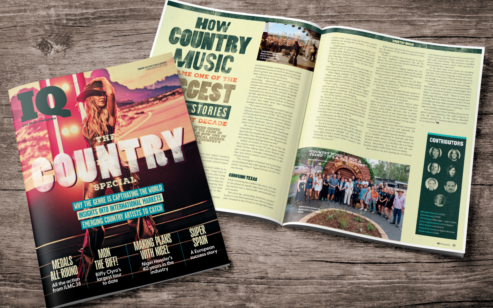 IQ 143 out now: The Country Special; Nigel Hassler's 40 years; the