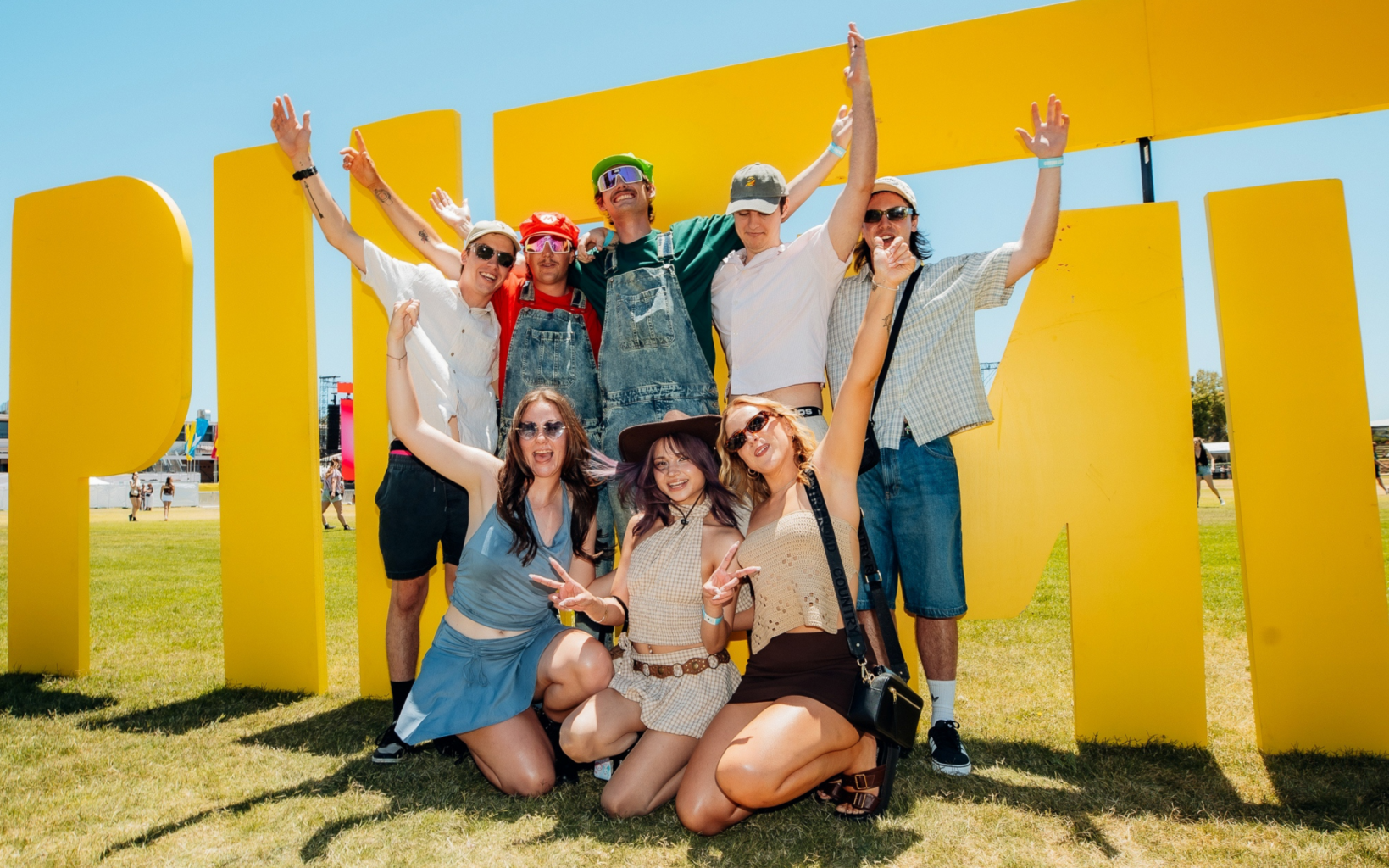 Fans at Australia's Spilt Milk festival