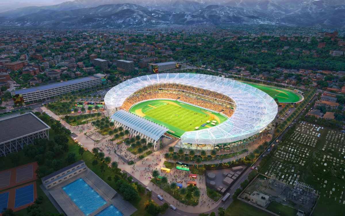 Jamaica's National Stadium rendering