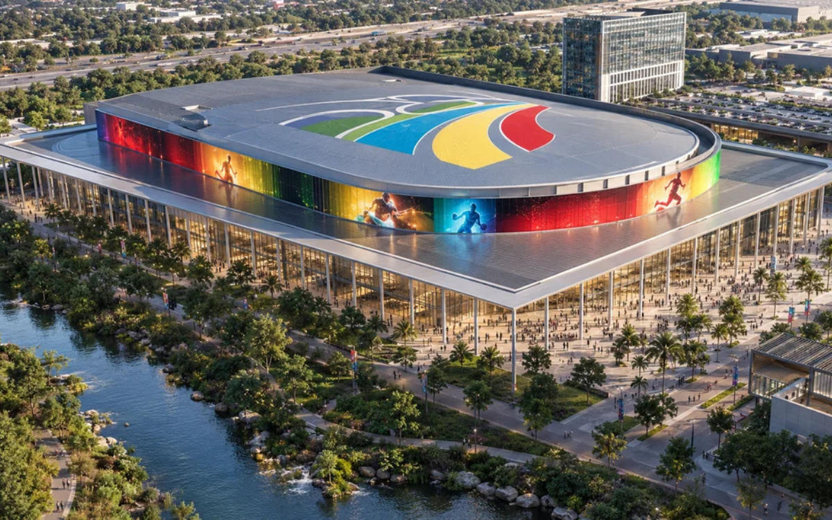 Rendering of Kenya's proposed arena
